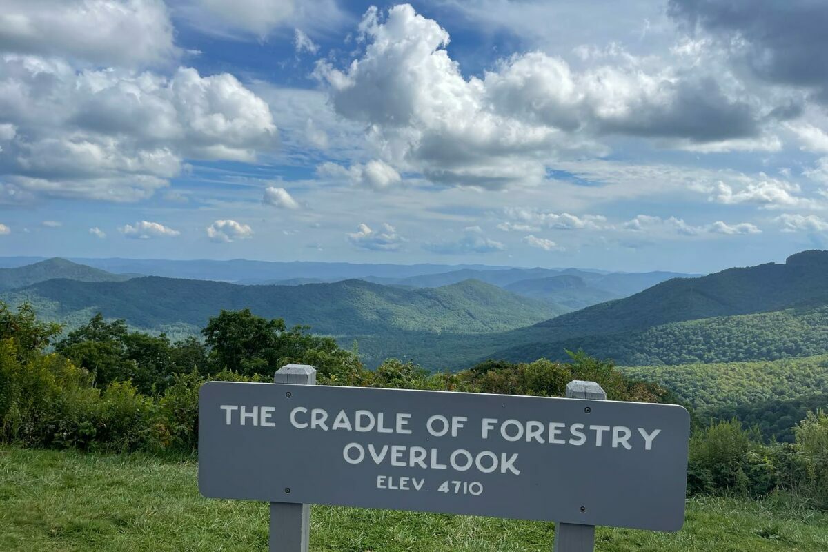 Cradle of Forestry Overlook on Blue Ridge Parkway