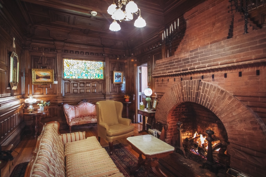 Cedar Crest Inn Main Fireplace